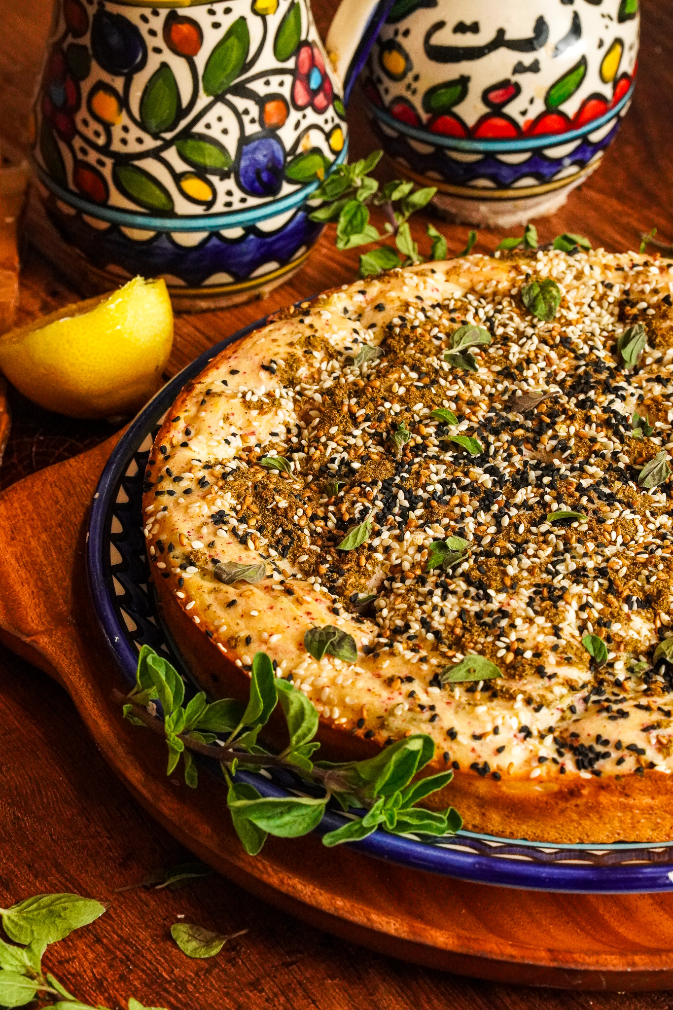 zatar and cheese breakfast