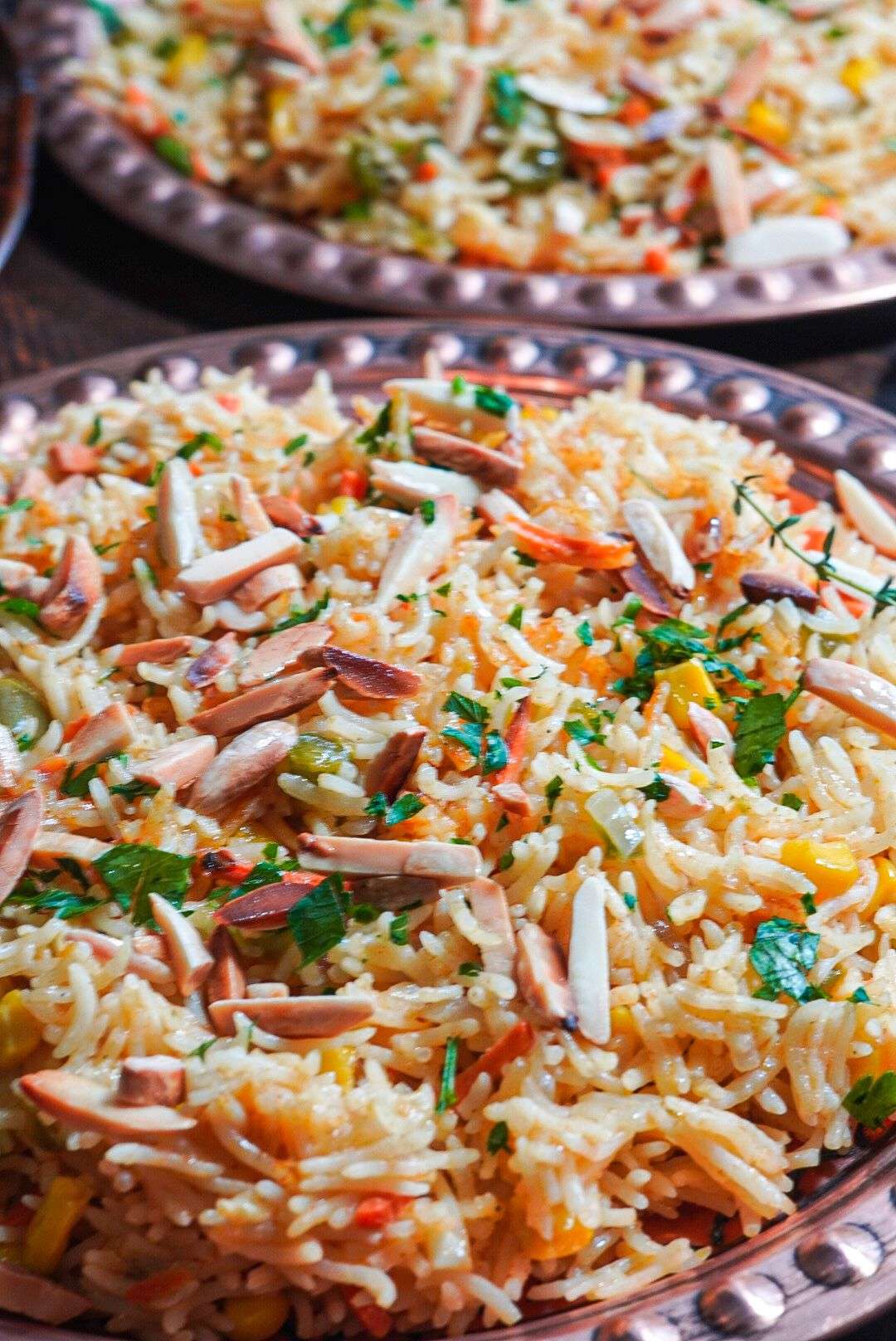 Easy Vegetable Rice Pilaf | FalasteeniFoodie