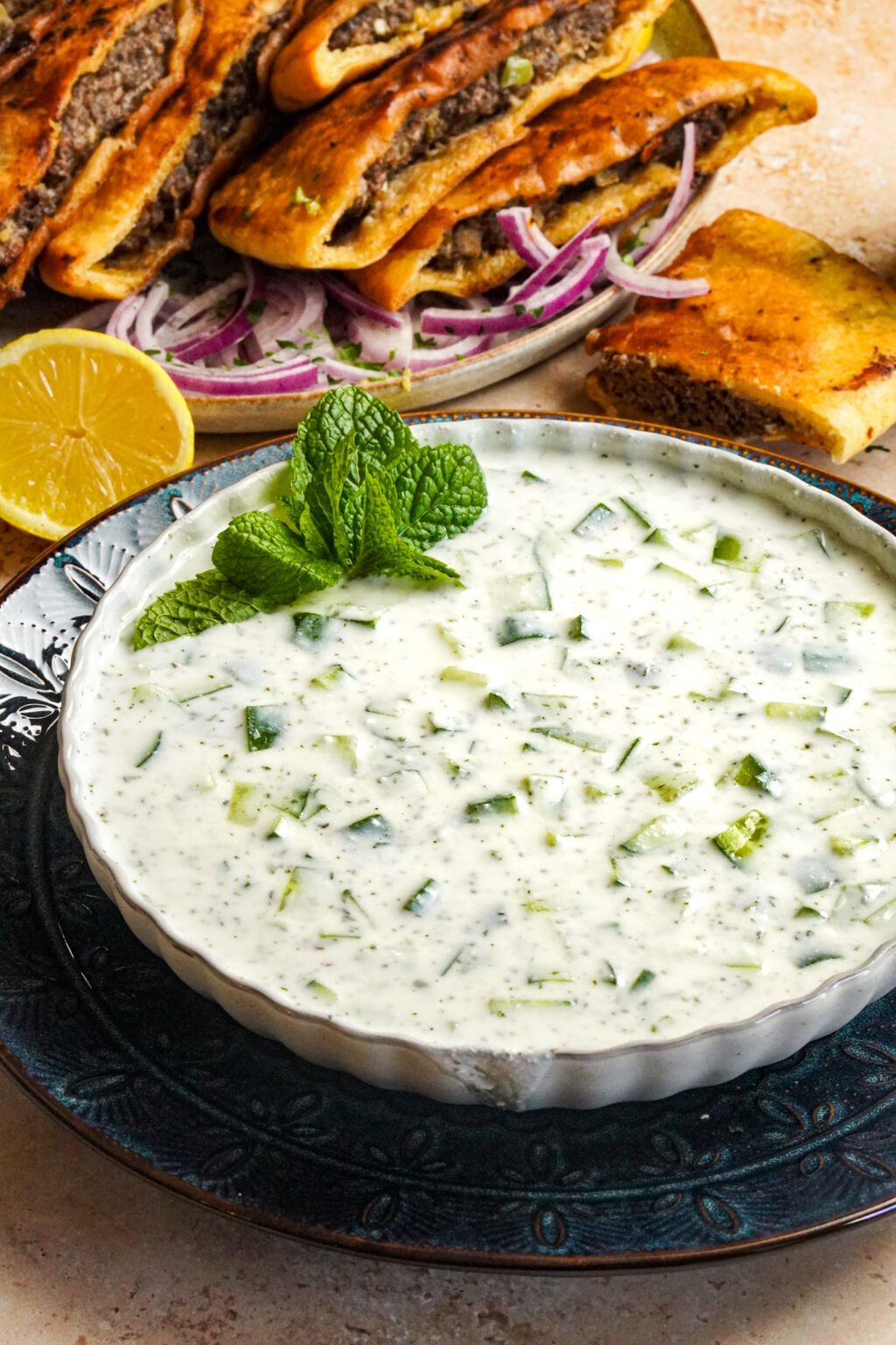 Cucumber Yogurt Salad | Khiyar Bi Laban - FalasteeniFoodie