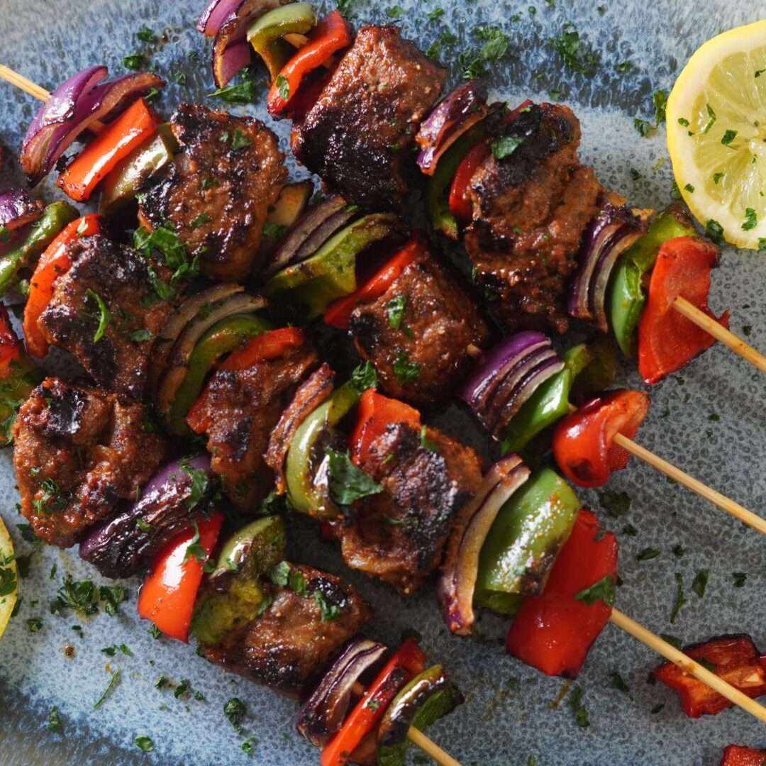 Delightful and delicious tender grilled steak kebab. An easy and a quick recipe to try with no hesitation! 