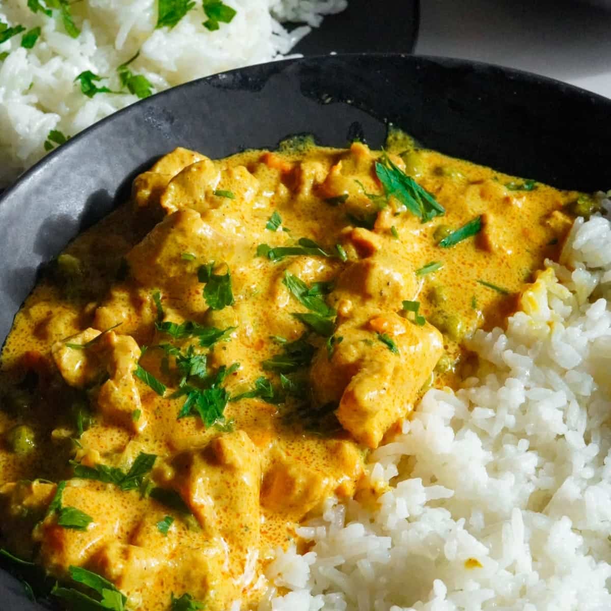 Coconut chicken curry is a comforting and fulfilling dish making it a very popular choice