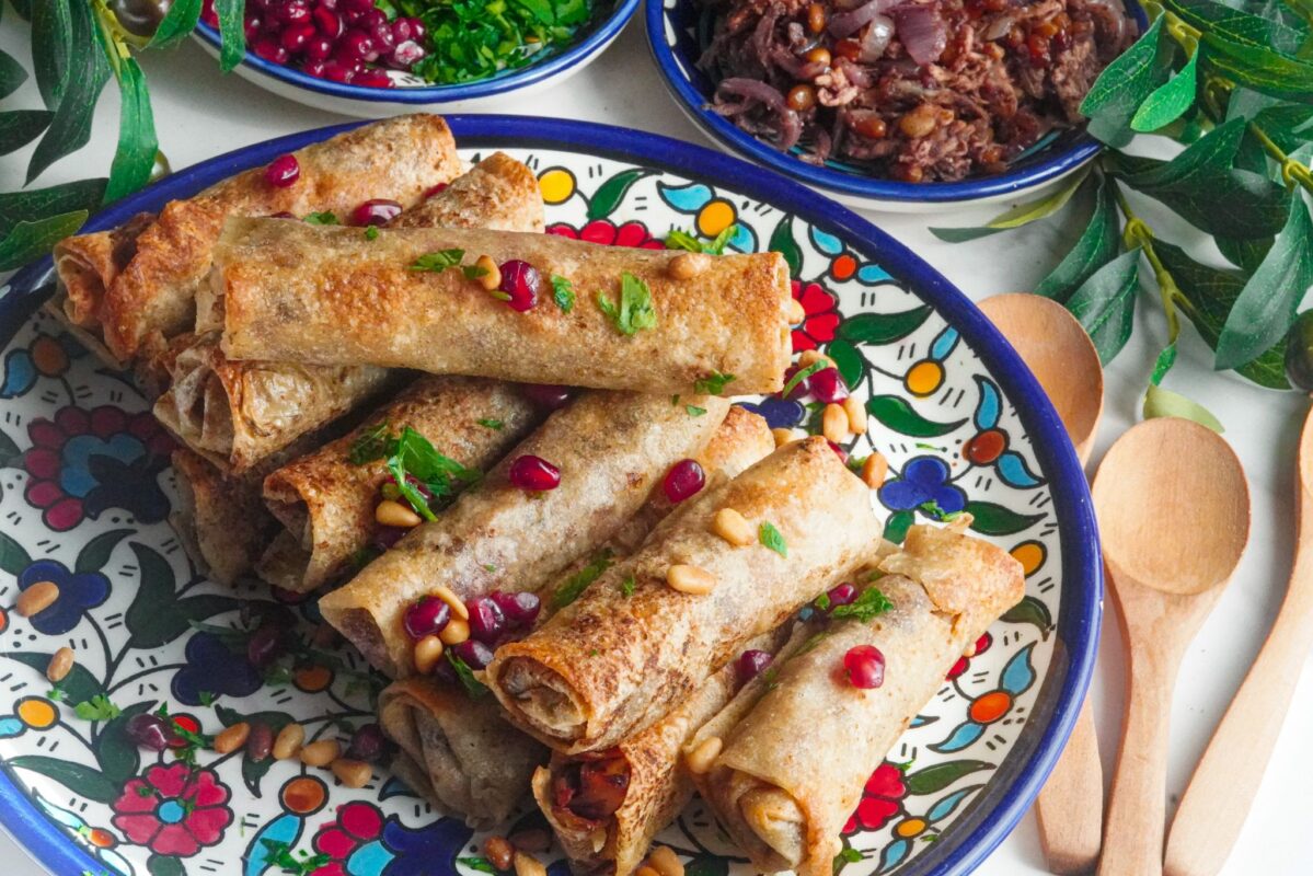 Msakhan is the epitome of warm and cozy sumac-filled chicken rolls topped with caramelized onions and pine nuts a must try recipe!