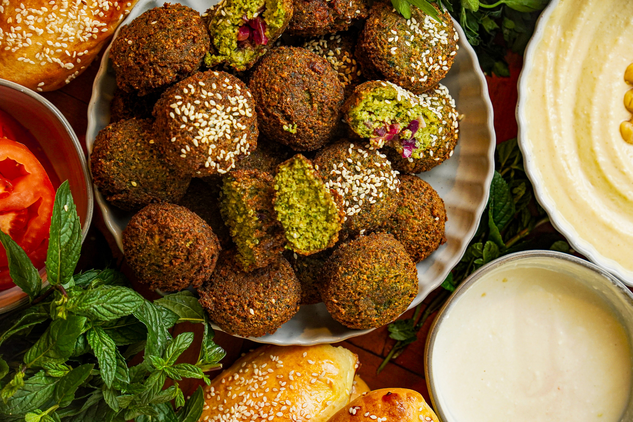 The best authentic, vegan and crispy middle eastern falafel