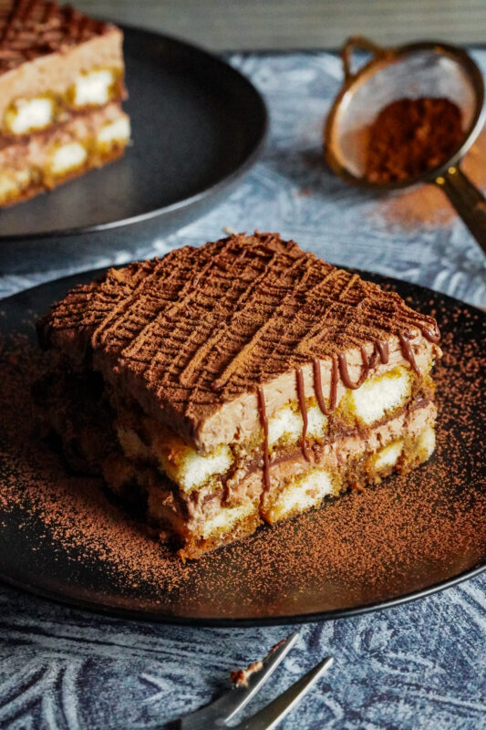 eggless chocolate tiramisu