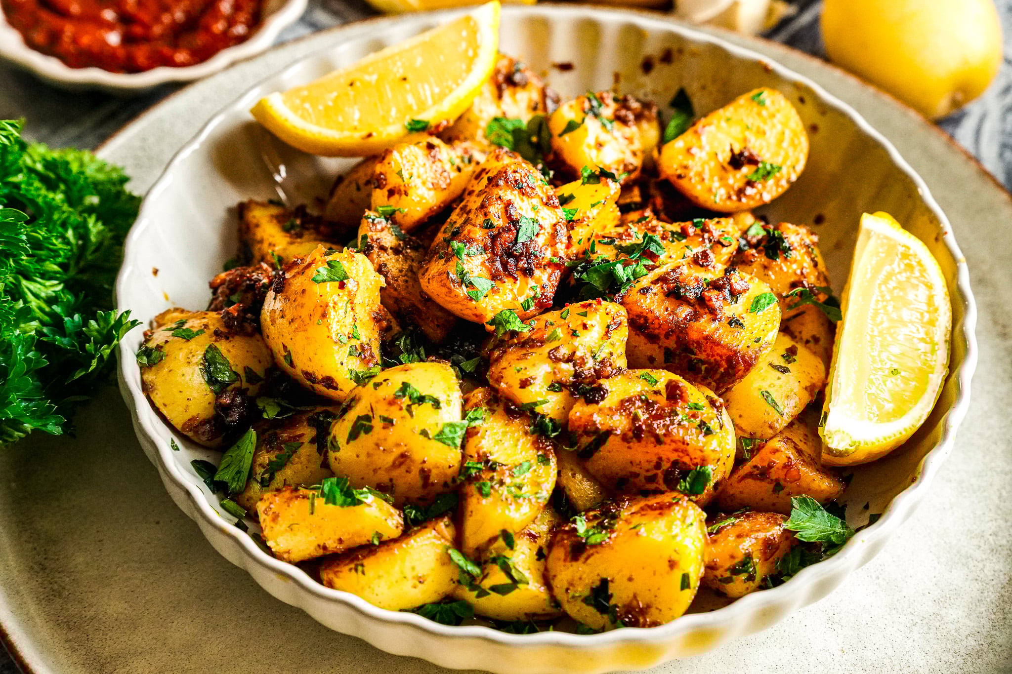 Batata Harra (Lebanese Spicy Potatoes)-image